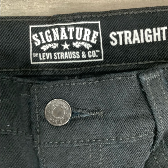 Youth Levi’s 16 Regular XL 28 x 28 Denim Relaxed Straight Jeans Black - Picture 7 of 11